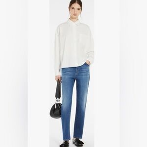 Weekend Max Mara Blue Straight Leg Jeans
